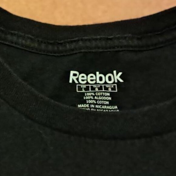 Reebok Pittsburgh Penguins Logo T-Shirt, Black, Size Large - Picture 4 of 4